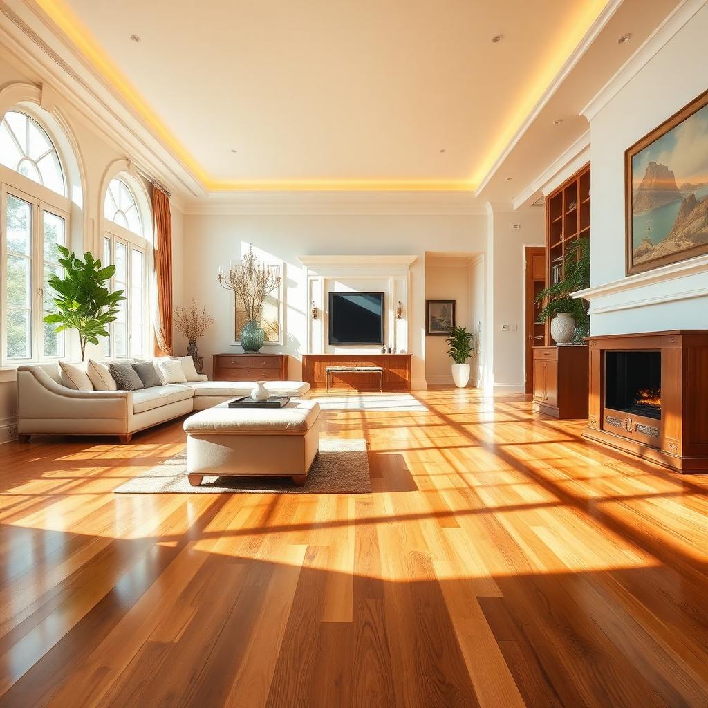 Sparkling luxury home interior